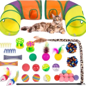 33Pcs Cat Toys