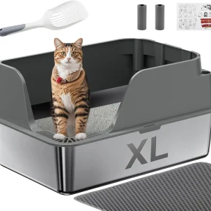 Stainless Steel Cat Litter Box