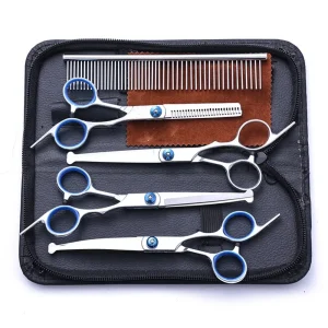 5 in 1 Professional Dogs Grooming Scissors Set Stainless Steel