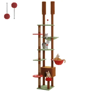 Cat Tree Floor to Ceiling Cat Tower
