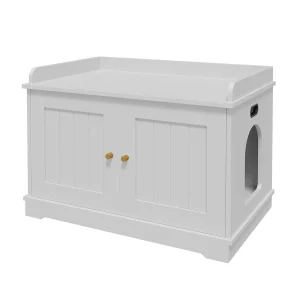 31.5 Inch Wooden Cat Litter Box
